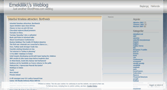 Desktop Screenshot of emeklilik.wordpress.com