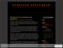 Tablet Screenshot of eurasianepicurean.wordpress.com