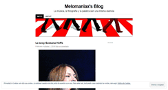 Desktop Screenshot of melomaniax.wordpress.com