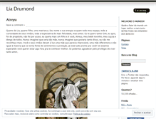 Tablet Screenshot of liadrumond.wordpress.com