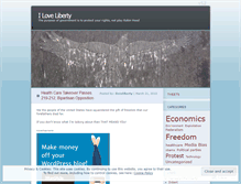 Tablet Screenshot of iloveliberty.wordpress.com