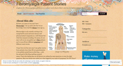 Desktop Screenshot of fibromyalgiapatientstories.wordpress.com