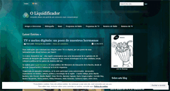 Desktop Screenshot of oliquidificador.wordpress.com