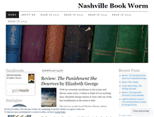 Tablet Screenshot of nashvillebookworm.wordpress.com