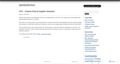 Desktop Screenshot of danbetterton.wordpress.com