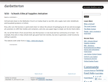 Tablet Screenshot of danbetterton.wordpress.com