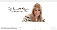 Desktop Screenshot of drlillianglassbodylanguageblog.wordpress.com