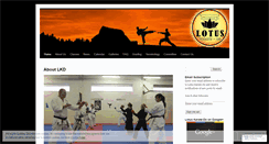 Desktop Screenshot of lotuskaratedo.wordpress.com