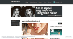 Desktop Screenshot of polkadotpattern.wordpress.com
