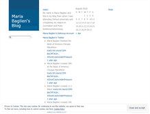 Tablet Screenshot of mariabaglien.wordpress.com