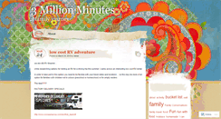 Desktop Screenshot of 3millionminutes.wordpress.com