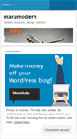 Mobile Screenshot of marumodern.wordpress.com