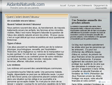 Tablet Screenshot of aidantsnaturels.wordpress.com