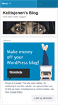 Mobile Screenshot of kollisjonen.wordpress.com