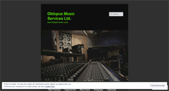 Desktop Screenshot of oktopusmusicservices.wordpress.com