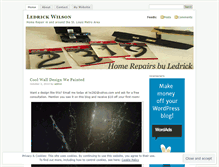 Tablet Screenshot of ledrickwilson.wordpress.com