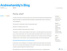 Tablet Screenshot of andrewhambly.wordpress.com