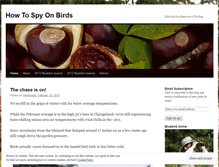 Tablet Screenshot of howtospyonbirds.wordpress.com