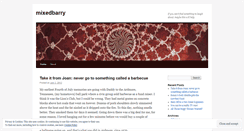 Desktop Screenshot of mixedbarry.wordpress.com