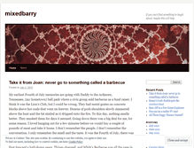 Tablet Screenshot of mixedbarry.wordpress.com