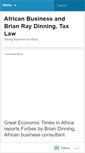 Mobile Screenshot of africalaw.wordpress.com