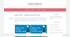 Desktop Screenshot of lauriecaumette.wordpress.com