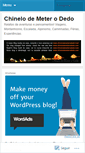 Mobile Screenshot of chinelodemeterodedo.wordpress.com
