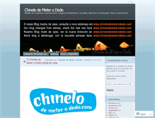 Tablet Screenshot of chinelodemeterodedo.wordpress.com