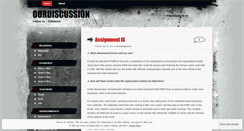 Desktop Screenshot of ourdiscussion.wordpress.com