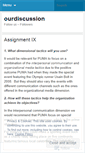 Mobile Screenshot of ourdiscussion.wordpress.com