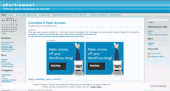 Desktop Screenshot of eparl.wordpress.com