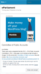 Mobile Screenshot of eparl.wordpress.com