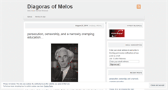 Desktop Screenshot of diagorasofmelos.wordpress.com