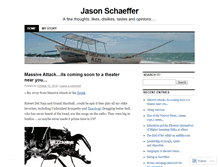 Tablet Screenshot of jasonschaeffer.wordpress.com