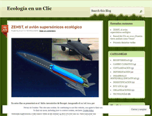 Tablet Screenshot of ecologiaenunclic.wordpress.com