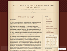 Tablet Screenshot of fluttaby.wordpress.com