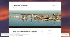 Desktop Screenshot of capecodactivities.wordpress.com