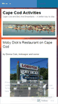 Mobile Screenshot of capecodactivities.wordpress.com