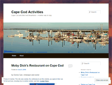 Tablet Screenshot of capecodactivities.wordpress.com