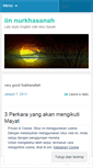 Mobile Screenshot of iinnurkhasanah.wordpress.com