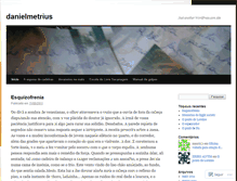 Tablet Screenshot of danielmetrius.wordpress.com