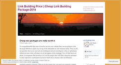 Desktop Screenshot of linkbuildingprice.wordpress.com