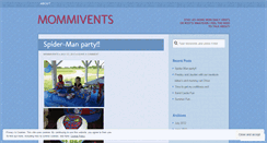 Desktop Screenshot of mommivents.wordpress.com