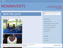 Tablet Screenshot of mommivents.wordpress.com