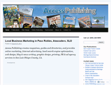 Tablet Screenshot of accesspublishing.wordpress.com