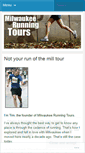 Mobile Screenshot of mkerunningtours.wordpress.com