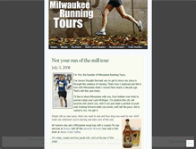 Tablet Screenshot of mkerunningtours.wordpress.com