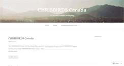 Desktop Screenshot of chrisbirds.wordpress.com