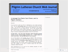 Tablet Screenshot of pilgrimstpaul.wordpress.com