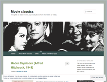 Tablet Screenshot of movieclassics.wordpress.com